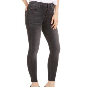 NWT Sts Blue Raw Hem Black Ankle Skinny Jeans - 30